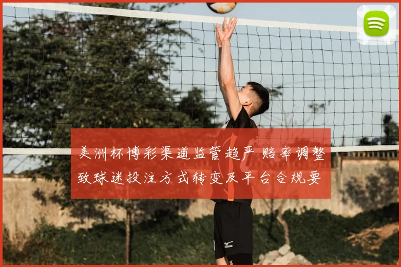 美洲杯博彩渠道监管趋严 赔率调整致球迷投注方式转变及平台合规要求变化